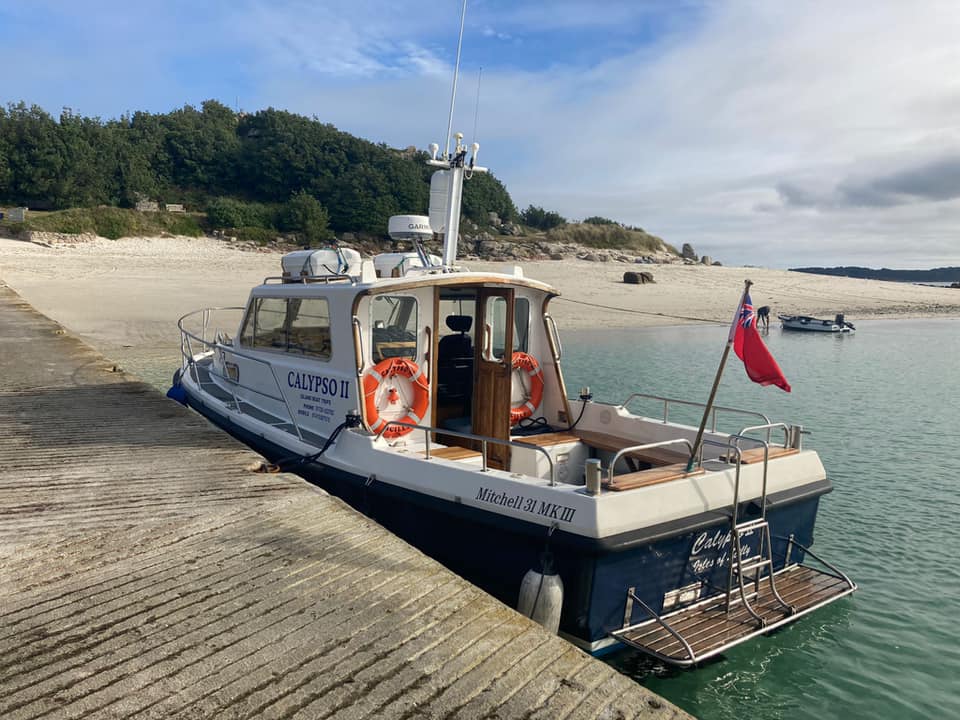 Calypso arriving St Martin's