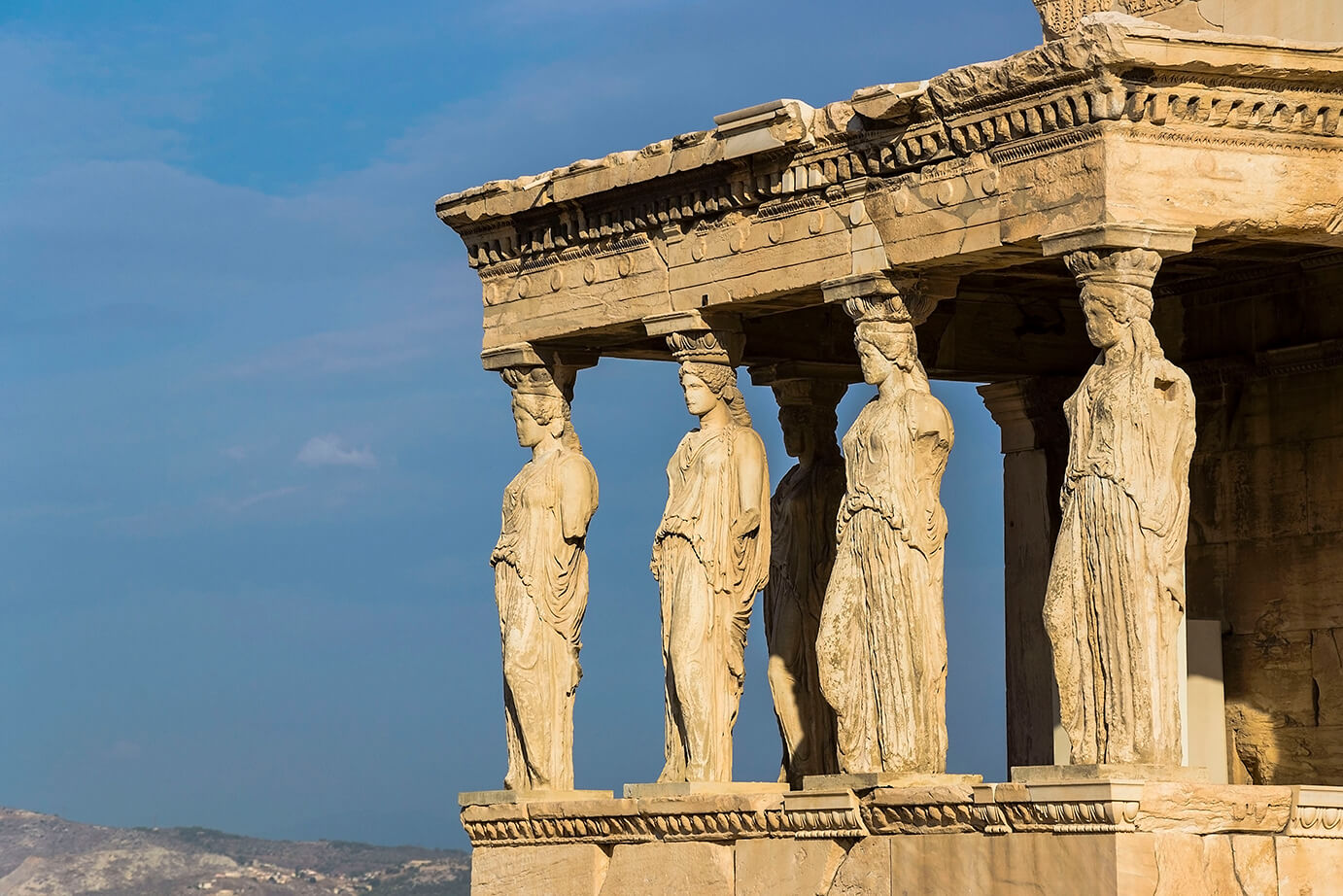 Caryatid Porch of the Erechtheion in Athens