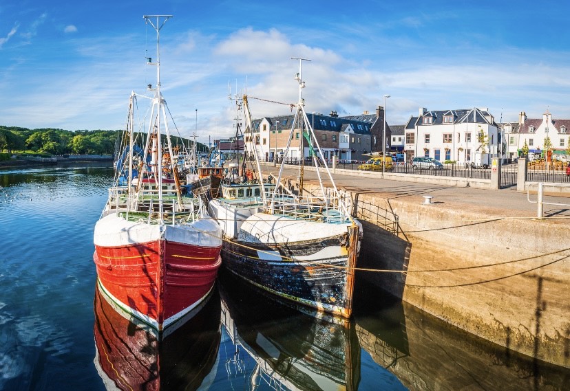 Stornoway harbour fishing boats, Isle of Lewis, Hebrides