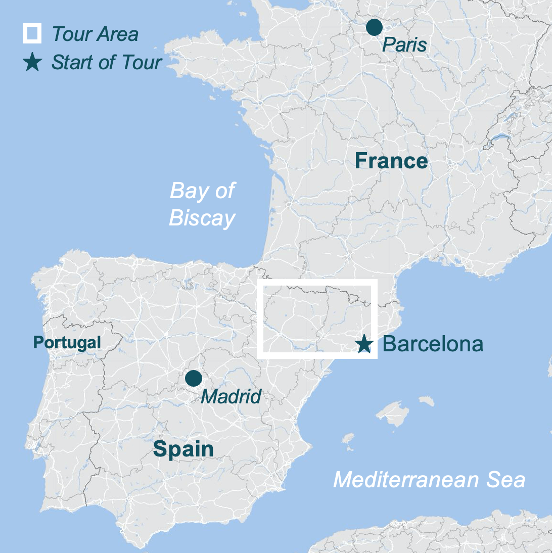 Pyrenees Summary Map