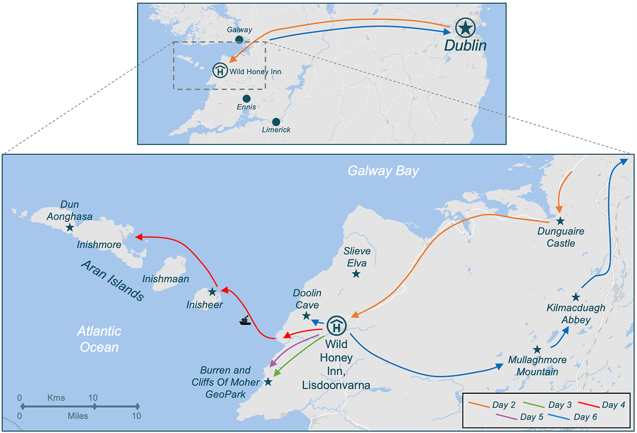 T030 Itinerary Map