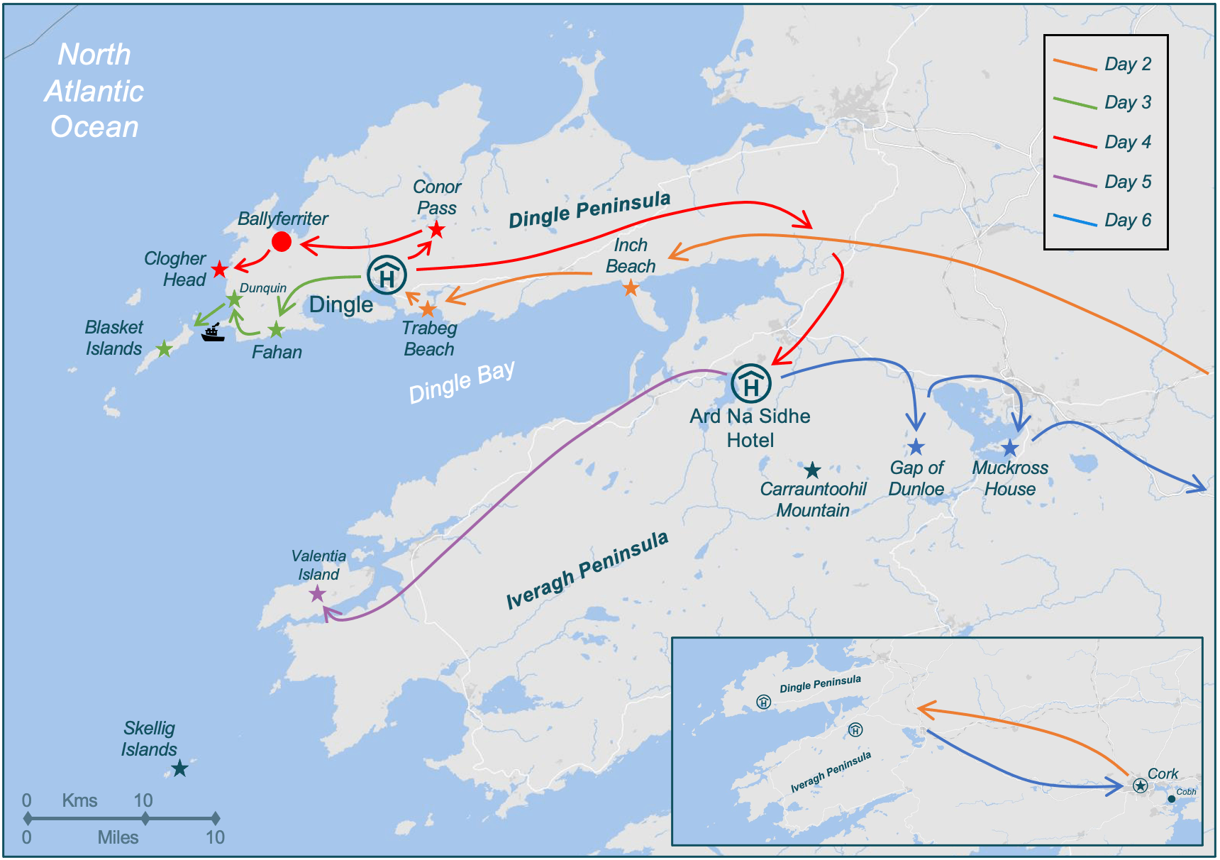 T031 Itinerary Map