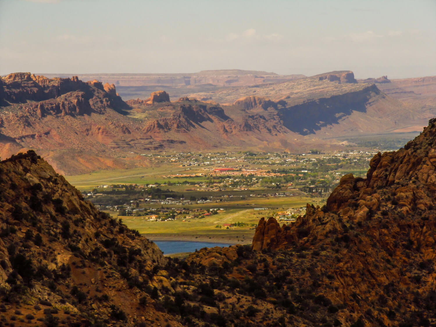 A view of Castle Valley near Moab from La Sal Mountain